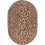 Alhambra Tan Wool 8 Ft. x 10 Ft. Area Rug Oval