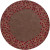 Alturas Chocolate Wool 8 Feet Round Area Rug