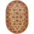 Belmont Beige Wool Oval  - 8 Ft. x 10 Ft. Area Rug