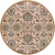 Brentwood Beige Wool Round  - 4 Ft. Area Rug