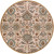 Brentwood Beige Wool Round  - 6 Ft. Area Rug