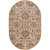 Brentwood Beige Wool  Oval - 8 Ft. x 10 Ft. Area Rug