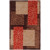 Macau Brown Polyester  - 3 Ft. 6 In. x 5 Ft. 6 In. Area Rug