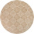 Jardin Tan Polyester 8 Ft. Round Area Rug