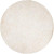 Richmond White Polyester 10 Ft. Round Area Rug