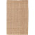 Urzy Brown Jute 2 Feet 6 Inch x 4 Feet Area Rug