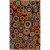 Panissieres Brown New Zealand Wool 8 Feet x 11 Feet Area Rug