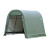 Green Cover Round Style Shelter - 11 Feet x 8 Feet x 10 Feet