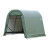 Green Cover Round Style Shelter - 11 Feet x 12 Feet x 10 Feet