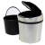 1.5 Gallon Round Stainless Steel Automatic Sensor Touchless Trash Can