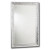 Razzle Dazzle Mirror; Lacquered Silver 18 Inch X 30 Inch