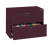 400 Series 2 Drawer Lateral File Burgundy Color