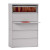 800 Series 5 Drawer Lateral File Dove Gray Color