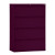 800 Series 4 Drawer Lateral File Burgundy Color