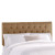 Twin Tufted Headboard in Shantung Khaki