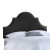 Upholstered California King Headboard in Linen Black