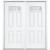 68''x80''x4 9/16'' Halifax Nickel Camber Fan Lite Left Hand Entry Door with Brickmould