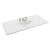 Iron/Impressions 49 Inch One-Piece Surface in White