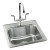 Staccato(Tm) Single-Basin Self-Rimming Entertainment Kitchen Sink