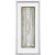 32 In. x 80 In. x 6 9/16 In. Providence Brass Full Lite Right Hand Entry Door with Brickmould