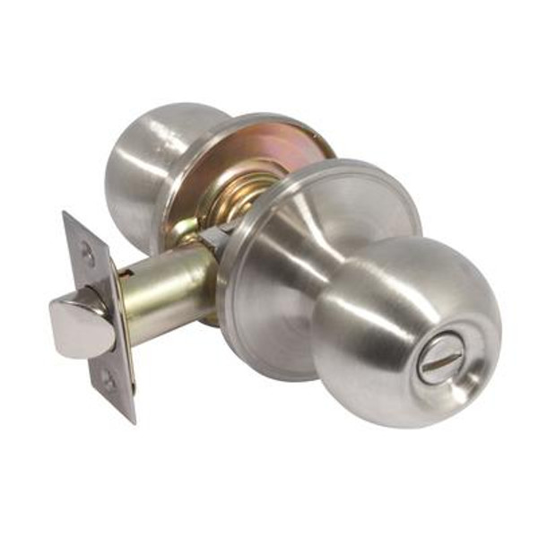 Saturn Door Lock Privacy Satin Nickel