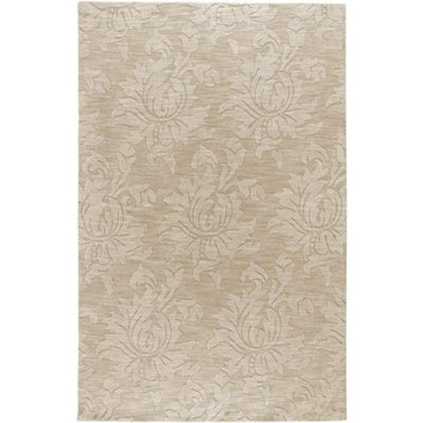 Sofia Beige Wool 8 Ft. x 10 Ft. Area Rug