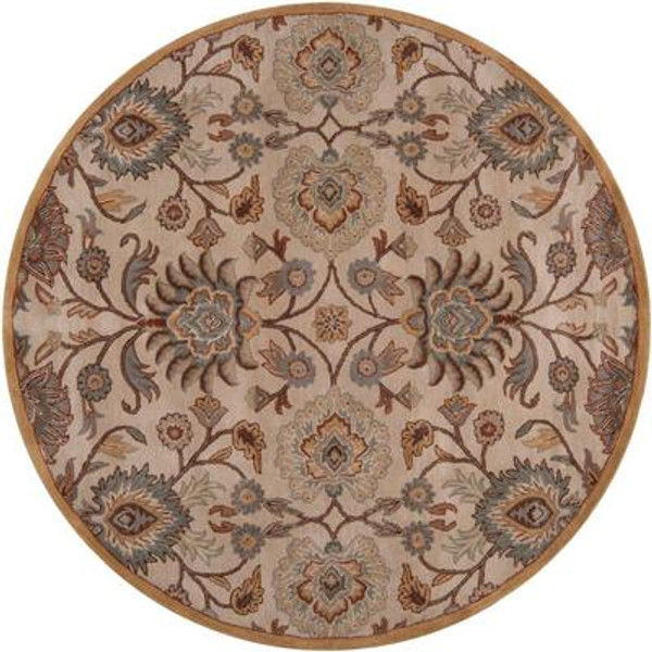 Amanda Ivory Wool   - 8 Ft. x 8 Ft. Area Rug