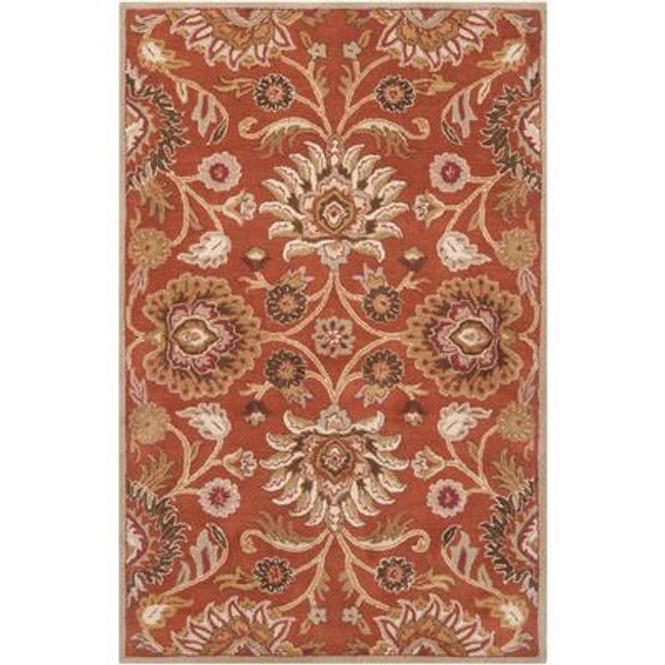 Amanda Rust Wool   - 9 Ft. x 12 Ft. Area Rug