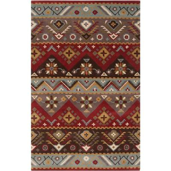 Dillon Rust Wool  9 Ft. x 12 Ft. Area Rug