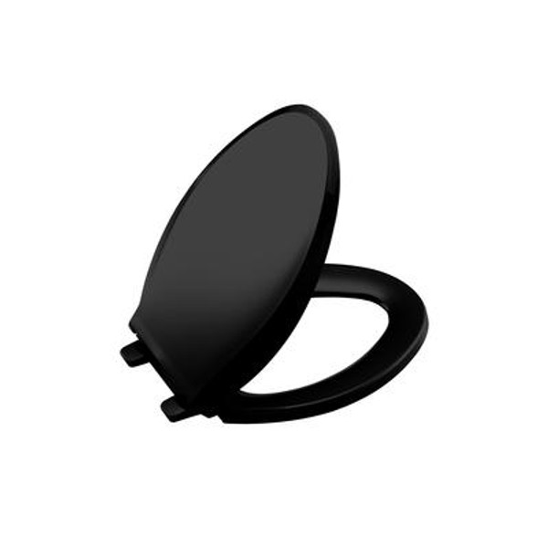 Cachet Quiet-Close(Tm) Toilet Seat With Quick-Release(Tm) Functionality in Black Black