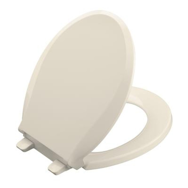 Cachet Quiet-Close(Tm) Round-Front Toilet Seat in Almond