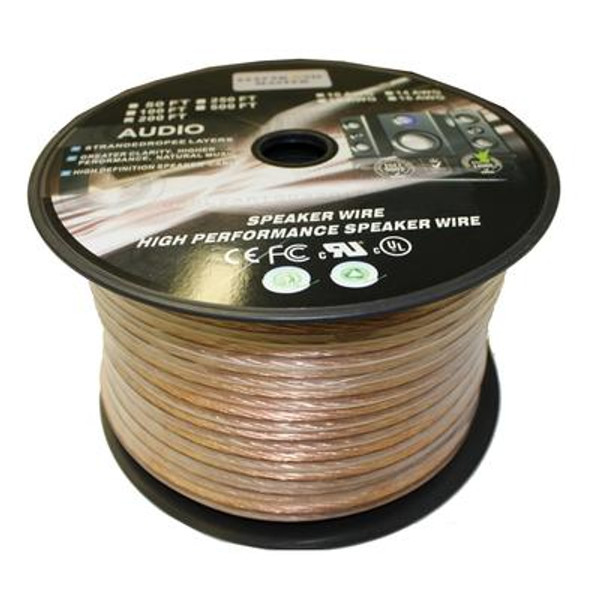 200 Feet 2 Wire Speaker Cable with 14 Gauge