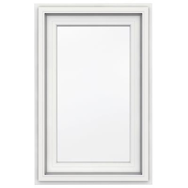 5000 SERIES Vinyl Right Handed Casement Window 23x38 Featuring J Channel Brickmould