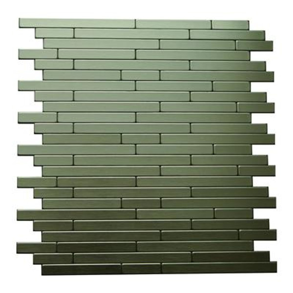 Linox Mosaic Self Adhesive Metal Tile - Per Tile