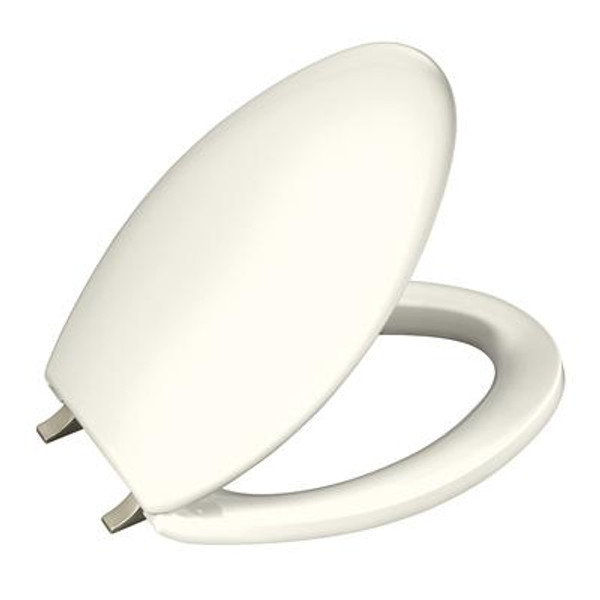 Bancroft Elongated Toilet Seat in Biscuit