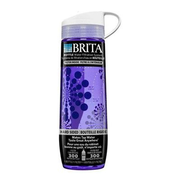 Brita Hardsided Bottle Violet Pinwheel