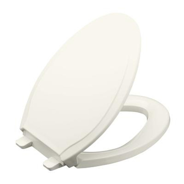 Rutledge Quiet-Close(Tm) Elongated Toilet Seat With Quick-Release(Tm) Functionality in Biscuit