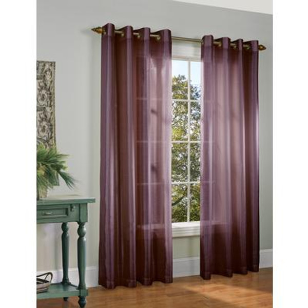 MILANO Grommet Panel - Lilac - 54 Inch x 84 Inch