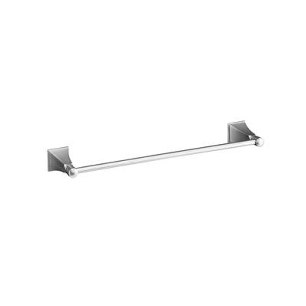 Memoirs 24 Inch Towel Bar With Stately Design in Vibrant Brushed Nickel