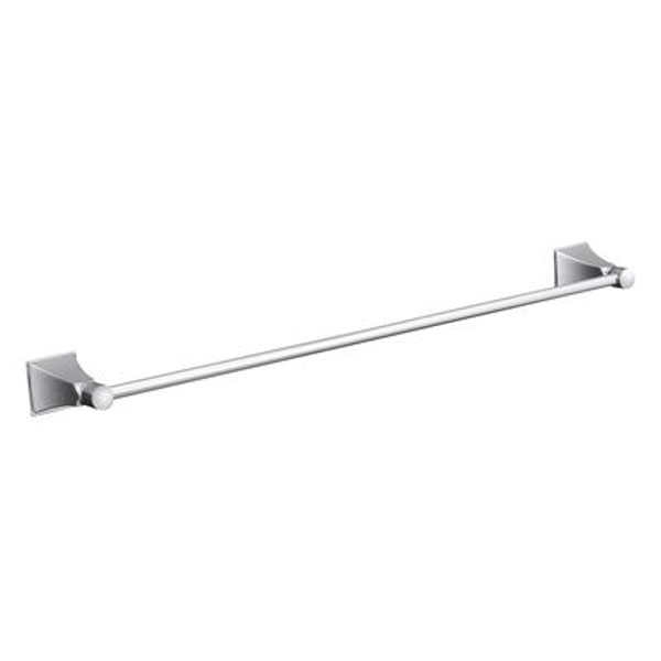 Memoirs 24 Inch Towel Bar With Stately Design in Polished Chrome