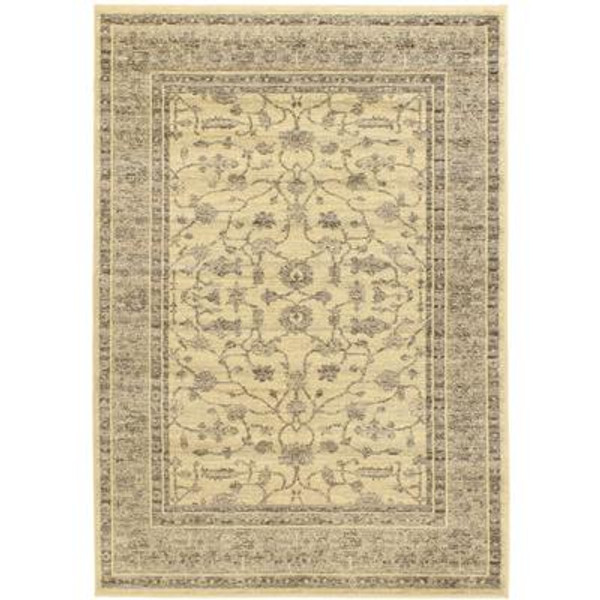 Classic Lotus Gray Rug - 5 Ft. 5 In. x 7 Ft. 9 In.