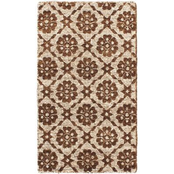 Hand loomed Rodrigo Brown&nbsp; Rug - 2 Ft. 11 In. x 5 Ft. 3 In.