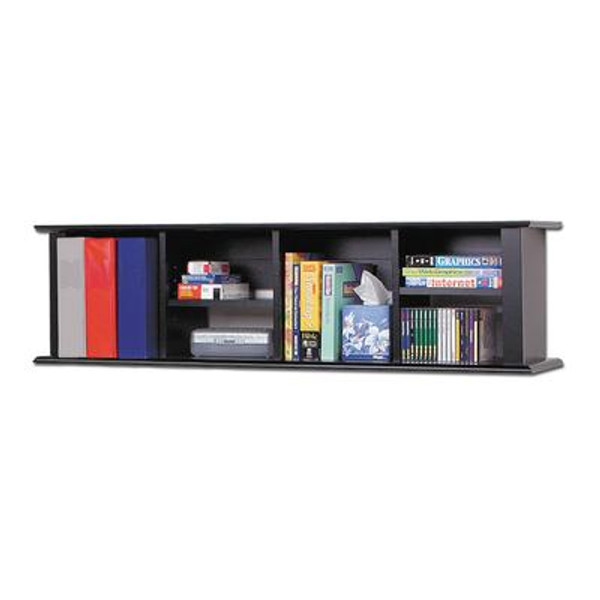 Black Wall Mounted Desk Hutch