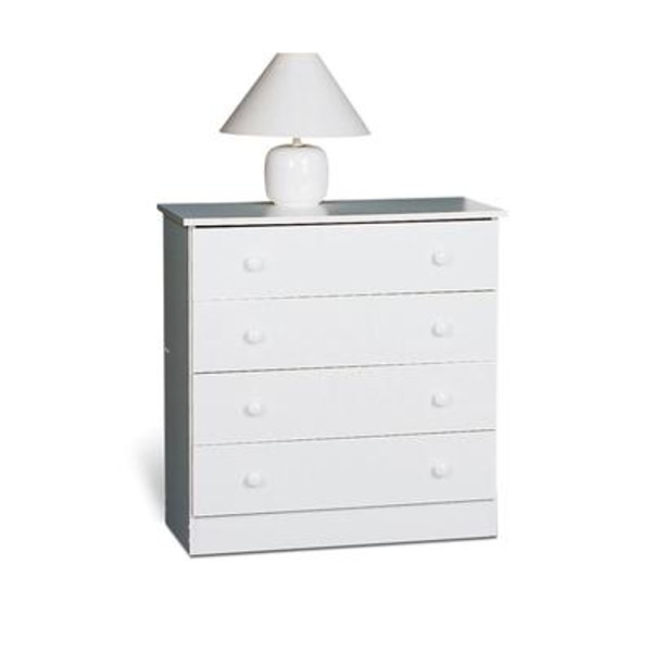 White Edenvale 4 Drawer Chest