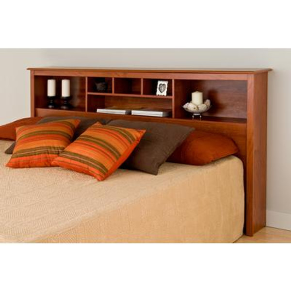 Cherry King Bookcase Headboard