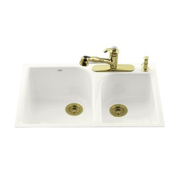 Executive Chef(Tm) Tile-in Kitchen Sink in White