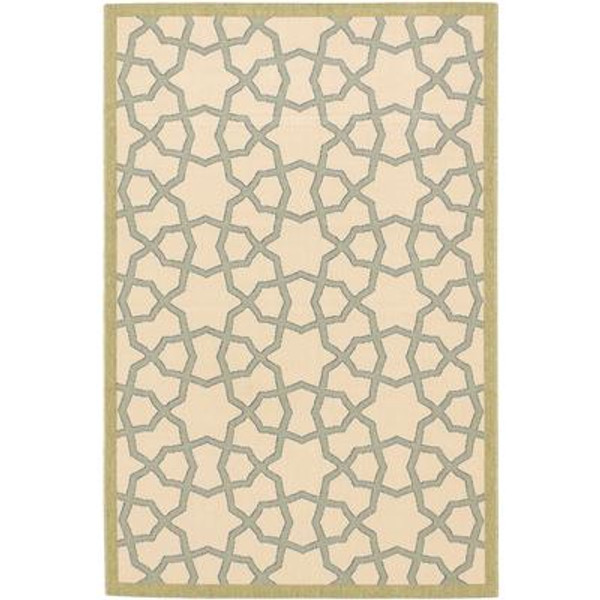 Tropicana Ivory&nbsp; Rug - 4 Ft. 11 In. x 7 Ft. 5 In.