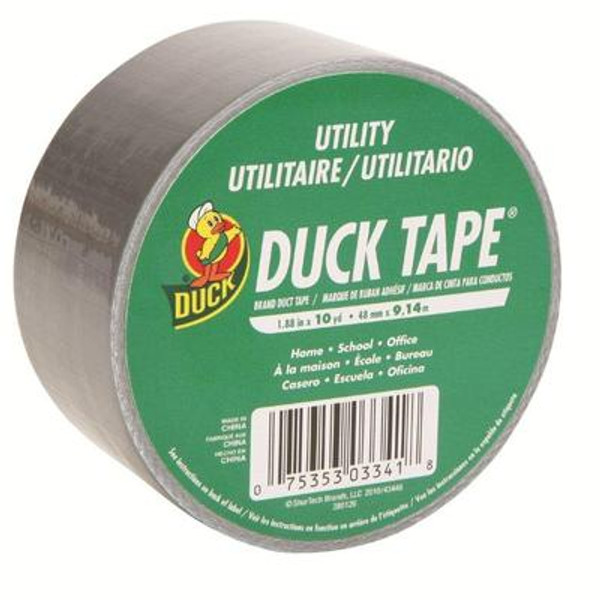 Silver Utility Duck Tape - 10 yard