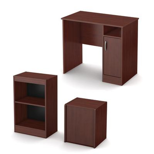 Freeport 3-Piece Office In A Box In Royal Cherry