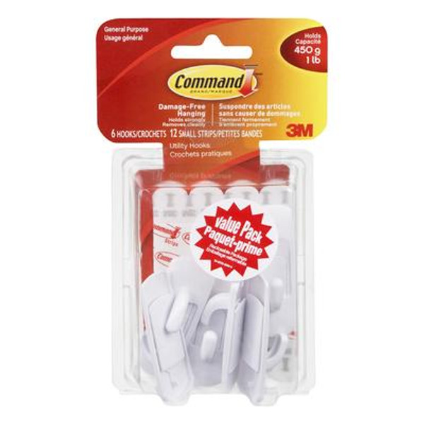 Command Small Hooks Value Pack